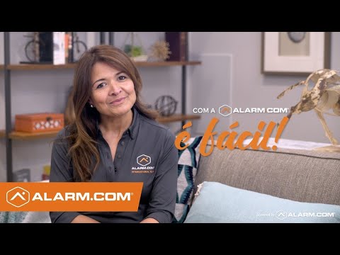 Com a Alarm.com, é fácil!: Cenas com um toque